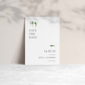 Wedding: SUMMER SAVE THE DATE