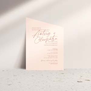 CLEOPATRA INVITATION