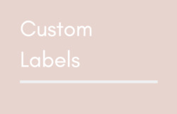 Kitchenware: Custom Labels - Large (Laundry Size)