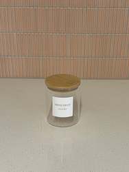 Kitchenware: 800ml Glass and Bamboo Jar