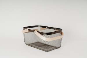 Kitchenware: Pretty Organised Double Wire and Bamboo Basket