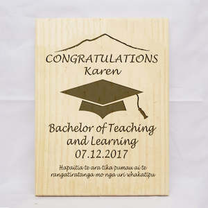 Congratulations Graduation Plaque