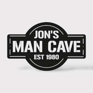 Personalised Man Cave Sign