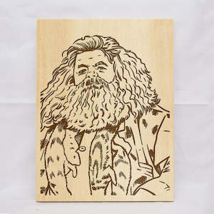 Hagrid Portrait Plaque