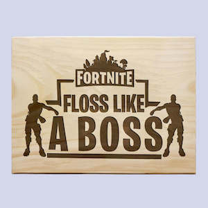 Gift: Fortnite Floss Boss Plaque