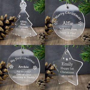 Gift: Personalised Tree Decoration (Hanging)