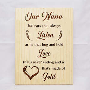 Gift: Our Nana Plaque