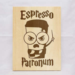 Gift: Espresso Patronum Plaque