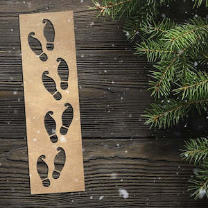 Little Elf Footprint Stencil