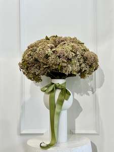 Flower: Silk Sedum Arrangement (With Vase)