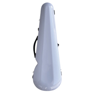 Vivo Polycarbonate Shaped Violin Case 4/4 White