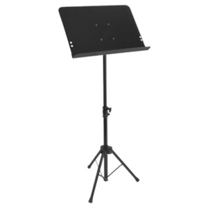 Orchestral Music Stand Black - Solid