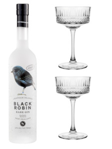 Beer, wine and spirit wholesaling: Black Robin Glassware Set