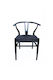 Hans Wegner Replica Wishbone Chair – Black Seat & Black frame