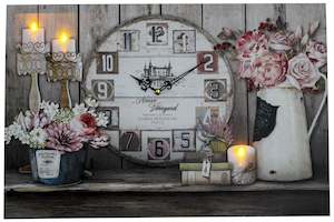 Gift: Light Pic- Clock Vineyard