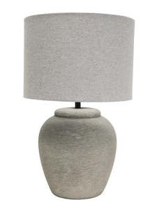 Gift: Lamp Natural Washed Stone