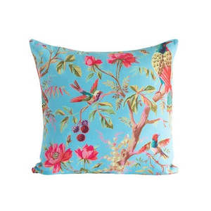 Cushion Paradise Blue Cotton