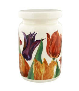 Gift: Emma Bridgewater Tulips Large Jam Jar With Lid (800ml)