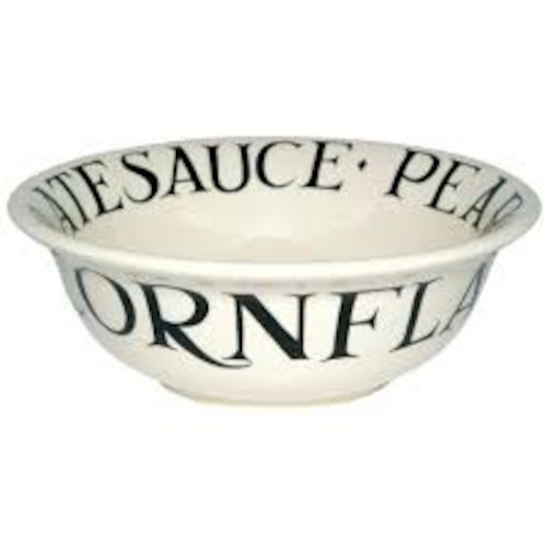 Gift: Black Toast Cereal Bowl