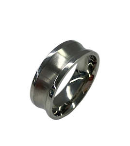 Gift: Men's Ring Stainless Steel- Concave