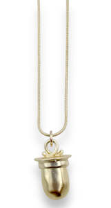 Acorn Necklace  Matt Gold