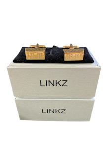 Gift: Cuff Links Gold Bar