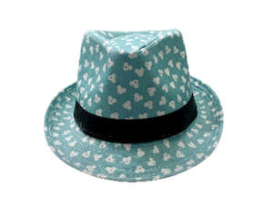 Kids Fedora Hats With Band- Blue Mickey Mouse