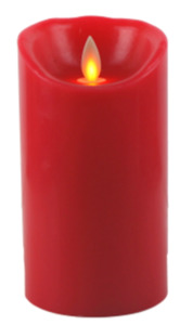 RED Flameless Candle- MED