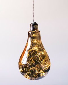 Gift: Spiral Mirrored Lightbulb