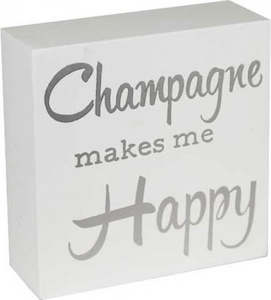 Sign Champagne Happy