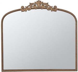 Gold Mantle Mirror