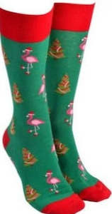 Gift: Christmas Flamingo Socks