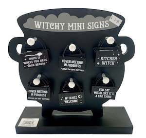 Witchy Hanging Mini Signs