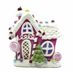 Gift: Pink Gingerbread House