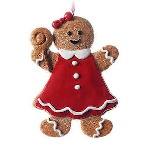 Gift: Resin Tree Hanger Gingerbread Girl