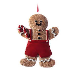 Resin Tree Hanger Gingerbread Boy