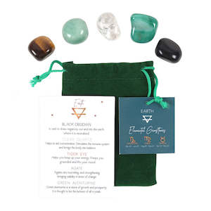 Earth Element Zodiac Tumble Stones