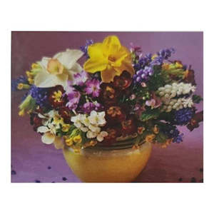 Gift: Spring Flowers-Diamond Painting