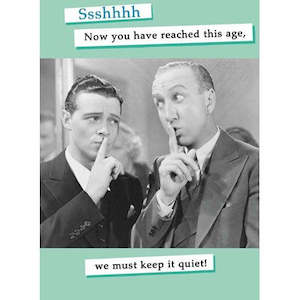 Birthday Card - Ssshhhh