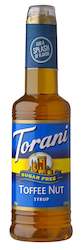 Sauces: Torani Sugar Free Syrup Toffee nut 375ml