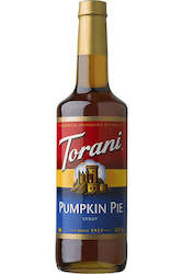 Sauces: Torani Syrup Pumpkin Pie 750ml