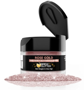 Brew Glitter Rose Gold 4g