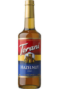 Sauces: Torani Syrup Hazelnut Classic 750ml