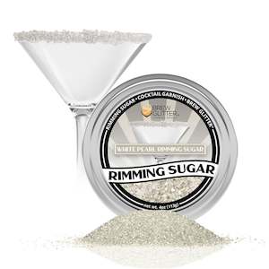 White Pearl Cocktail Rimming Sugar