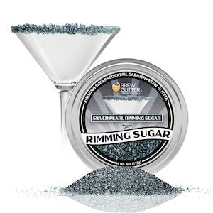 Silver Pearl Cocktail Rimming Sugar