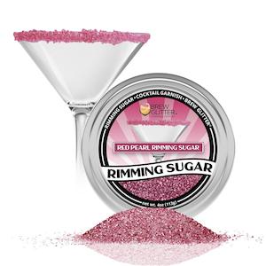 Red Pearl Cocktail Rimming Sugar