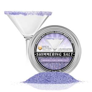 Shimmering Purple Cocktail Rimming Salt