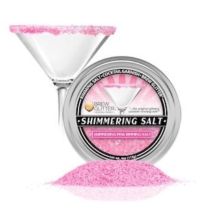 Shimmering Pink Cocktail Rimming Salt