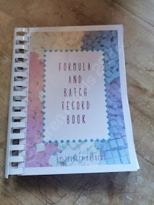 Formula and Batch Record Book