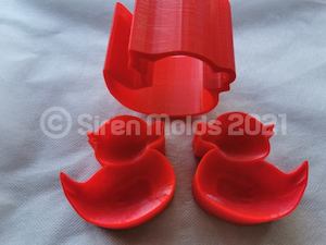 Rubber Duckie 3 Piece Mold